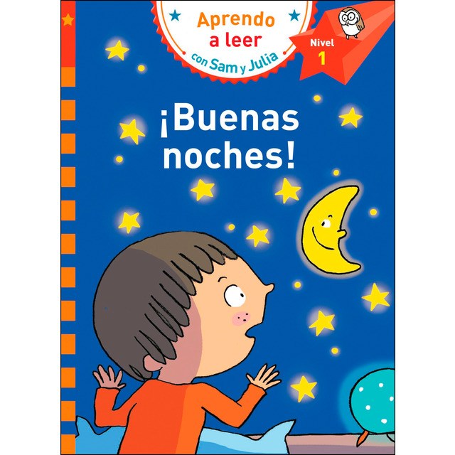 aprendo-a-leer-sam-julia-Buenas-noches-Nivel-1-9788448853266