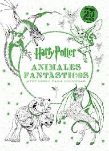 Harry-Potter-Animales-fantasticos-Mini-libro-para-colorear-9788868219970